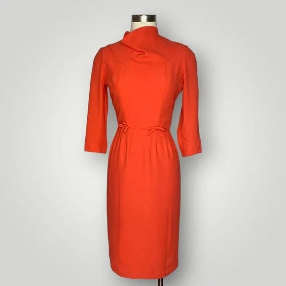 Sue Leslie | Dresses | Vintage 95s Sue Leslie Dress Bright Coral Womens Xs Long Sleeve Knee Fitted L | Poshmark Sue Leslie | Dresses | Vintage 95s Sue Leslie Dress Bright Coral Womens Xs Long Sleeve Knee Fitted L | Poshmark